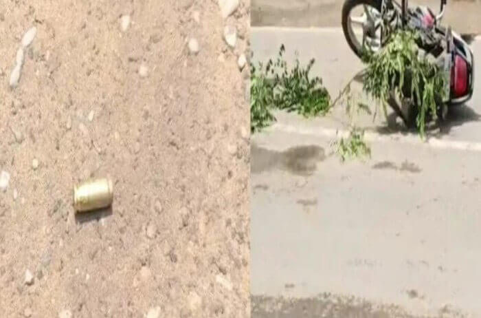 Bike riders fired bullets