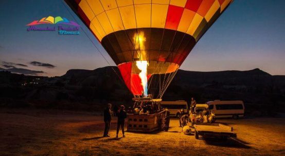 Hot air balloon ride in Manali