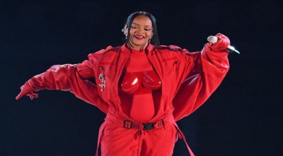 Rihanna’s Big Red Pregnancy Reveal