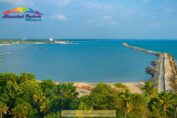 Kollam Beach in Kerala