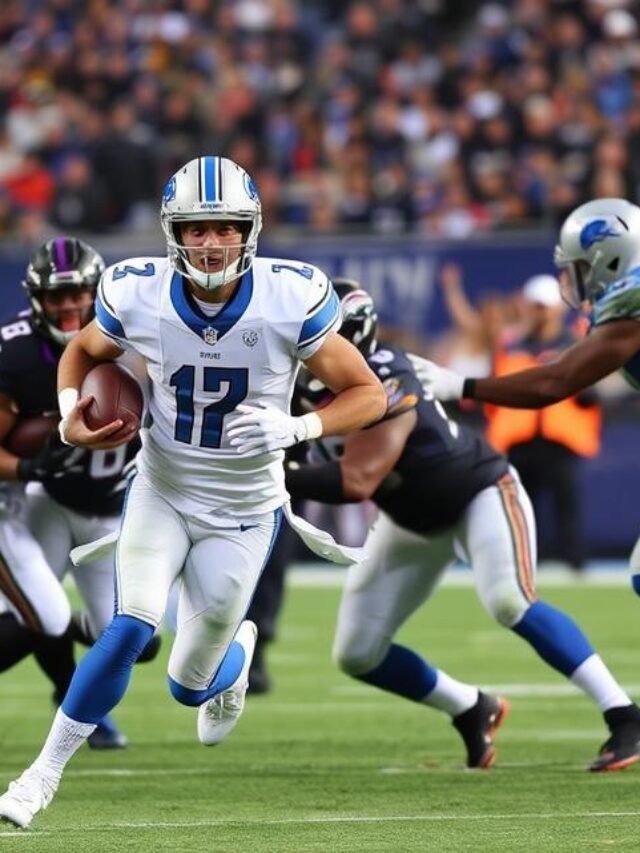 🏈 Rushing Attack & Pass Rush Power Lions Past Ravens on the Road